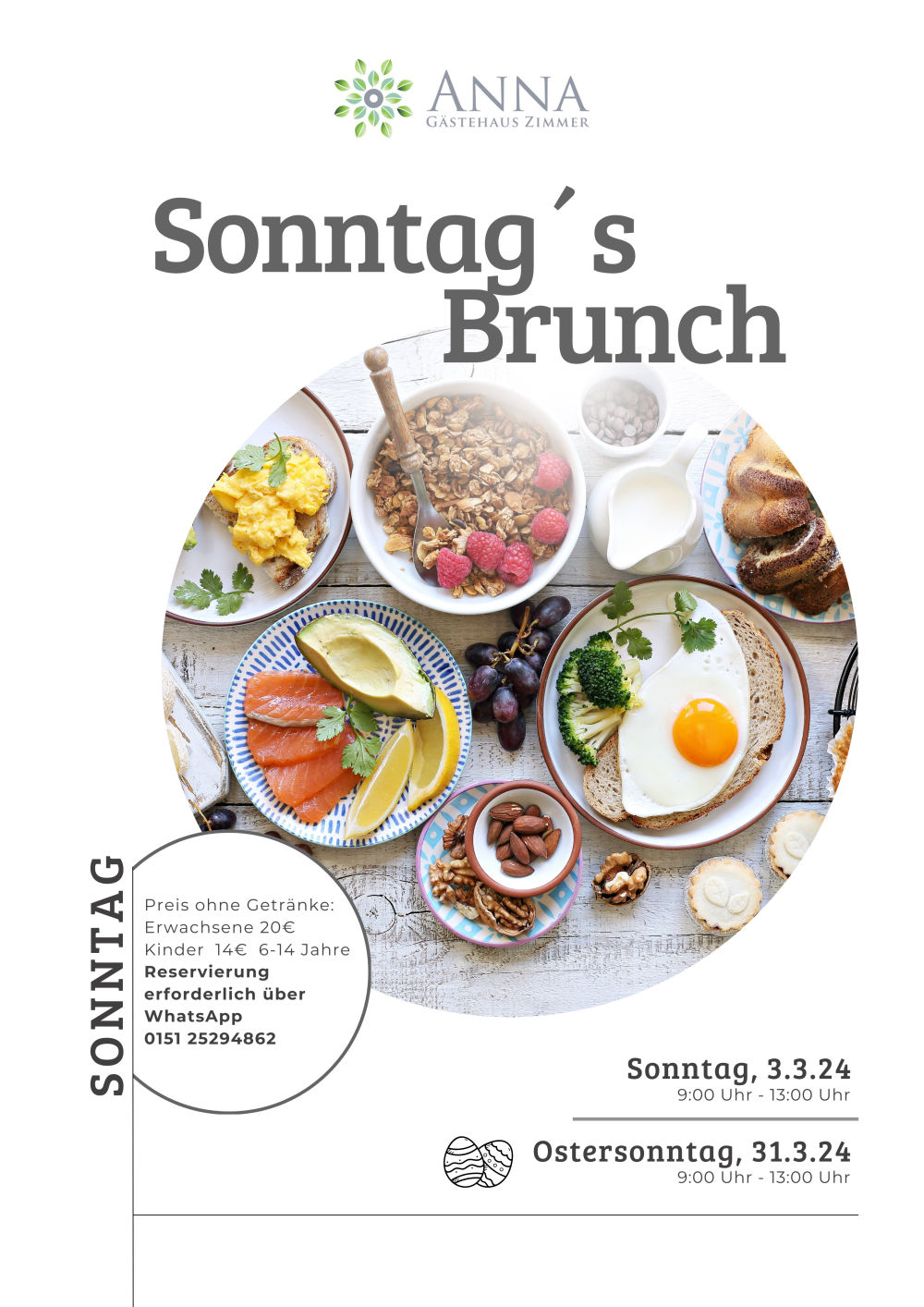 FrühstücksBrunch im Anna